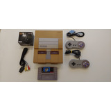 Super Nintendo Console + Super Mario World Snes Console 1990