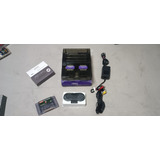 Super Nintendo Fat Preto Fumê Transparente