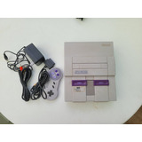 Super Nintendo Snms-001(playtronic) + Fonte Paralela + Cabo Av