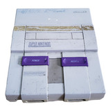 Super Nintendo Só O Aparelho Sem Nada!!! Ele Liga Mas Com Cabo Av A Imagem Não Ta Boa. E Com Rf Tá 100% N1