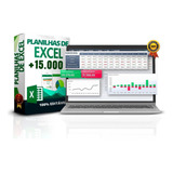 Super Pack + 15.000 Planilhas Excel Prontas Editáveis +bônus