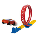 Super Pista Carrinho 360 Com Lançador Looping Tipo Hotwheels