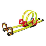 Super Pista De Corrida Com 2 Carrinhos Tipo Hot Wheels