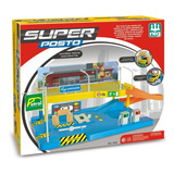 Super Posto De Gasolina Com Rampa - Nig Brinquedos