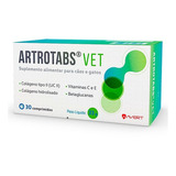Suplemento Alimentar Artrotabs Vet 33g C/ 30 Comprimidos