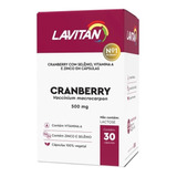 Suplemento Alimentar Lavitan Cranberry 500mg 30