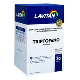 Suplemento Alimentar Triptofano 600mg 30 Cápsulas Lavitan