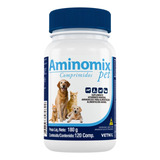 Suplemento Aminomix Pet Com 120 Comprimidos