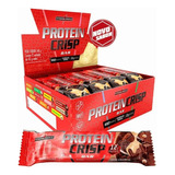 Suplemento Em Barra Integralmdica Protein Crisp Bar Protenas Protein Crisp Bar Sabor Cookies And Cream Em Caixa De 540g 12 Un
