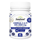 Suplemento Em Cápsula Sunfood Ômega 3 6 9 + Óleo De Linhaça Ômega 3 Ômega 3 6 9 + Óleo De Linhaça Em Frasco De 0ml