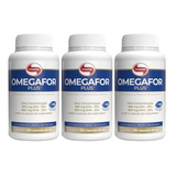 Suplemento Em Cápsula Vitafor  Omegafor Plus Óleo De Peixe Plus Em Pote De 120g 120 Un  Pacote X 3 U