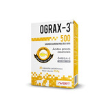 Suplemento Em Cápsulas Avert Ograx-3 Ograx-3 500 Com Ácidos Graxos Essenciais Para Cão/gato Todas As Idades Em Caixa De 30 Unidades