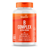Suplemento Em Cápsulas Bigens Vegana B Complex Ultra Sabor Neutro Em Frasco De 150ml 60 Un