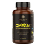Suplemento Em Cápsulas Essential Nutrition Super Omega 3 Tg Em Pote 90 Un