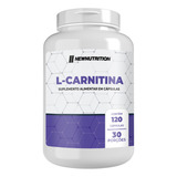 Suplemento Em Cápsulas L Carnitina 2000mg Newnutrition Sabor Natural