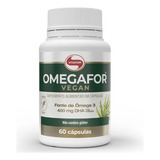 Suplemento Em Cápsulas Omegafor Vegan Vitafor Omega 3 Vegano Pote 60 Cápsulas Sem Sabor