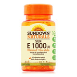 Suplemento Em Cápsulas Sundown Naturals Vitaminas Encapsulados E 1000 Ui 30 Sabor Em Pote De 200g