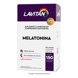 Suplemento Em Comprimidos Lavitan Melatonina Morango