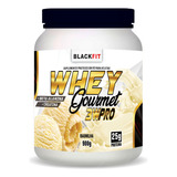 Suplemento Em Pó Beauty Capsules Black Fit Whey Gourmet Whey Protein Whey Gourmet Sabor Baunilha Em Pote De 900ml