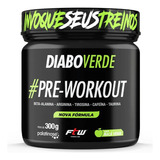 Suplemento Em Pó Diabo Verde 300g Ftw Fitoway Labs Sabor Maçã Verde