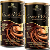 Suplemento Em Pó Essential Nutrition  Cacao Whey Proteína Cacao Whey Sabor  Chocolate Em Lata De 900g  Pacote X 2 U