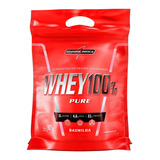 Suplemento Em Pó Integral Médica Whey 100% Pure Proteínas Sabor Baunilha Em Sachê De 900g