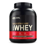 Suplemento Em Pó Optimum Nutrition Proteína Gold Standard 100% Whey Proteína Gold Standard 100% Whey Sabor Double Rich Chocolate Em Pote De 2.27kg
