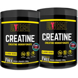 Suplemento Em Pó Universal Nutrition  Creatine Creatina Monohidratada Creatine Em Pote De 200g - Kit X2 U