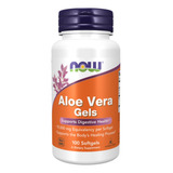 Suplemento Em Softgel Now Foods Apoio À Saúde Digestiva Aloe Vera Gels 10.000 Mg Aloe Vera Aloe Vera Gels 10.000 Mg Em Pote De 75g