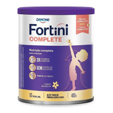 Suplemento Infantil Fortini Complete Em Pó Sabor Baunilha Lata De 400g Danone Fortini
