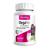 Suplemento Megapiel Pele E Pelo 60 Comp Cães E Gatos Meganux