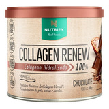 Suplemento Nutrify Collagen Renew Sabor Chocolate De 300g