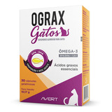 Suplemento Ograx Gatos 30 Capsulas Omega