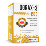 Suplemento Omega 3 Ograx-3 1500 Cachorro