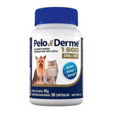 Suplemento Pelo E Derme 1500 Mg 30 Capsulas 45g Vetnil