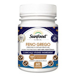 Suplemento Sunfood Clinical Feno Grego Sabor Sem Sabor De 0.5g X 60 Un