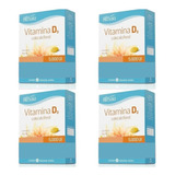 Suplemento Vitamina D Equaliv Colecalciferol Vitamina D 5000ui Sabor Sem Sabor De 0.05g 4 Kits X 30 Un