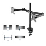 Suporte 2 Monitor Tv Vesa Altura Profundidade Ajustável