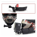 Suporte 3m Para Queixeira De Capacete Para Gopro Sjcam