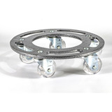 Suporte 45cm P/vaso C/ Rod De Gel Anti Risco Sup 300kg