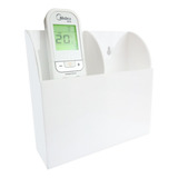 Suporte Acrílico Duplo Branco Kit 6 Peças