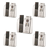 Suporte Acrílico Para Controle Remoto Duplo - Kit C/ 5 Peças