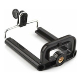 Suporte Adaptador Clipe Celular Rosca 1/4 Para Tripé Bastao!