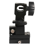 Suporte Adaptador Sombrinha Flash Sapata Hot Shoe Swivel