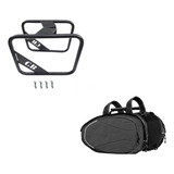 Suporte Afastador E Alforge Bolsa Lateral Honda Cb500 X