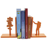 Suporte Aparador Porta Livros Bibliocanto Mochileiro Em Mdf