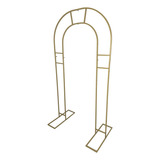 Suporte Arco Romano Pegue Monte Fundo Festa Decoração Festa Cor Dourado