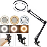 Suporte Articulado Mesa Ring Light Luz Led Estúdio Bancada