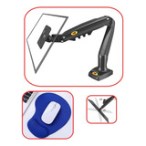Suporte Articulado Monitor F80 Pistão A Gás Até 30 Polegadas