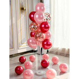 Suporte Balão Bexiga De Mesa Chão 12 Varetas 70 Cm